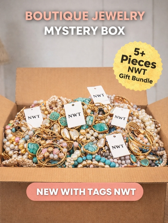 Private Label Jewelry - Boutique Jewelry Mystery Box – NWT Accessories Bundle